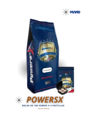 Powersx bolsa azul x 100 sachets